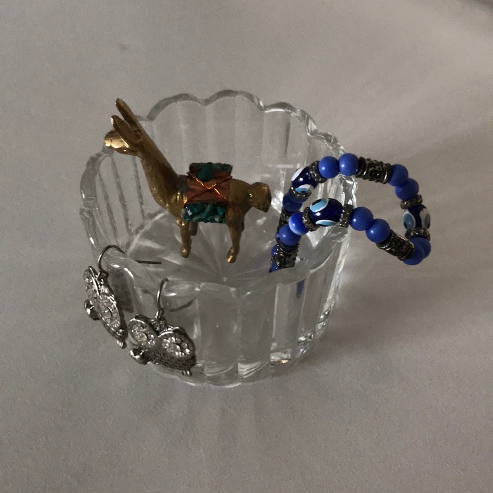 Glass Catch-All Dish / Jewelry Organization